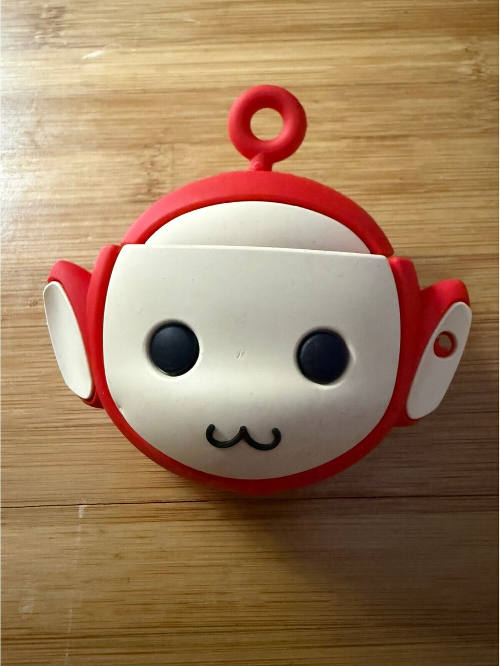 Red Teletubby Silicone Keychain Airpods gen 1 -2 case or bag charm